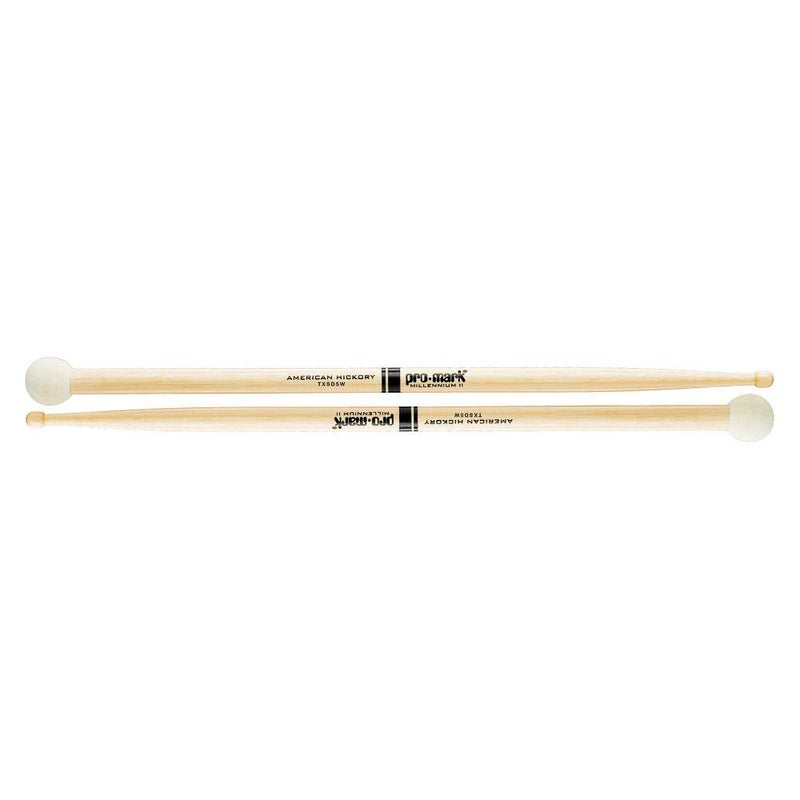 Promark Hickory TXSD5W Light Multi Percussion Stick, Wood tip, Felt Butt - Image 1